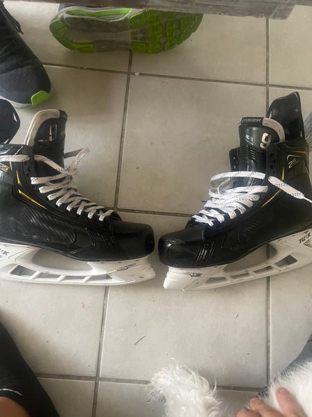Golden Knights Jack Eichel Team Issued Used Bauer Pro Stock Size 10 Supreme 2S Pro Hockey Skates