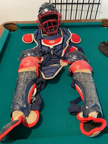 Used Louisville Slugger Catcher's Set
