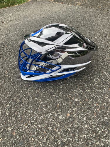 Chrome Cascade XRS helmet - Royal blue face mask and chin - ($425 Retail)