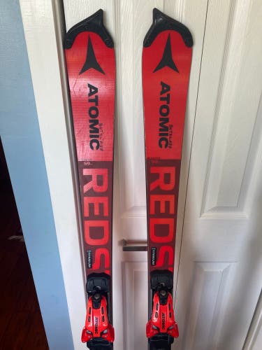 Women's 2021 Atomic With Bindings Max Din 16 Redster FIS SL Skis