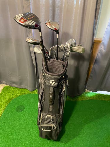 Taylormade RAC and Burner complete golf club set with bag