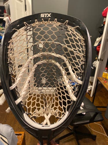 Used  Strung Shield Goalie Head