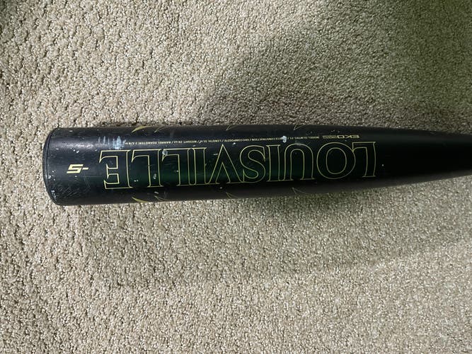 Used USSSA Certified 2021 Louisville Slugger Composite Meta Bat (-5) 26 oz 31"