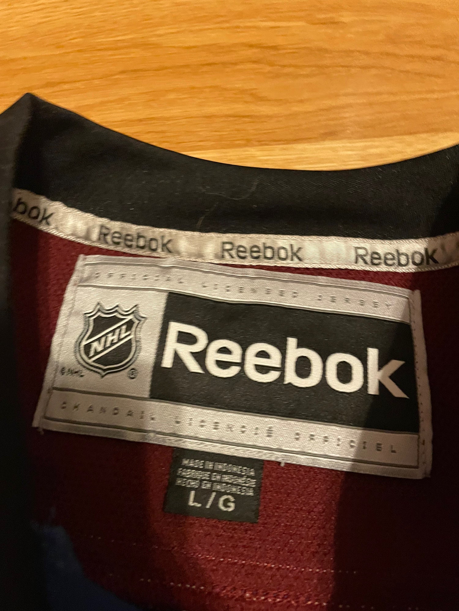 Reebok NHL COLORADO AVALANCHE T Shirt TEAM ISSUED ( M, LG, XL) |  SidelineSwap
