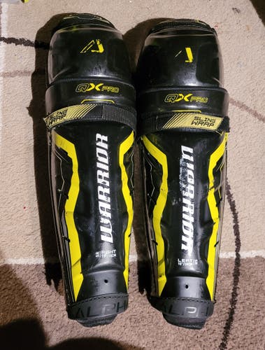 Used Warrior Alpha QX Pro Shin Pads