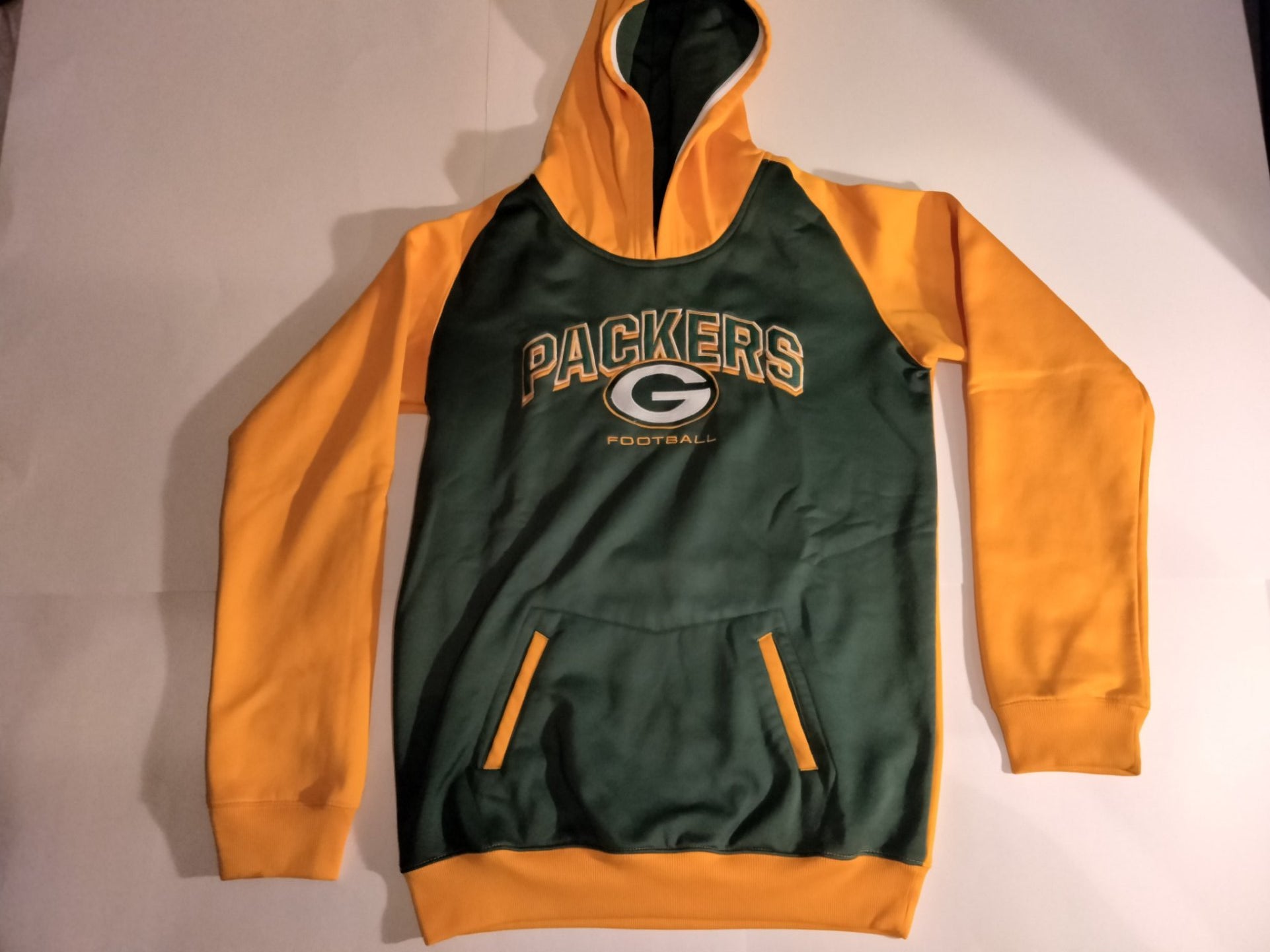 Green Bay Packers Youth Kids Hoodie Hooded Sweatshirt Large 14-16