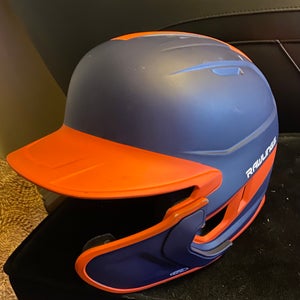 Used Large Rawlings Mach Batting Helmet W/matching C-Flap