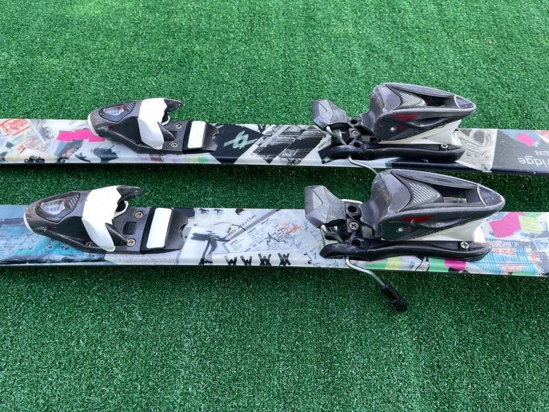 Volkl Bridge Twin Tip Skis 128cm Dynastar Team 7 Bindings