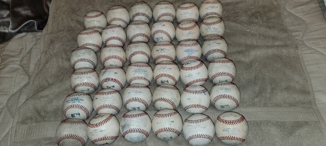 Used Rawlings Official Minor League Baseballs 36 Pack (3 Dozen)