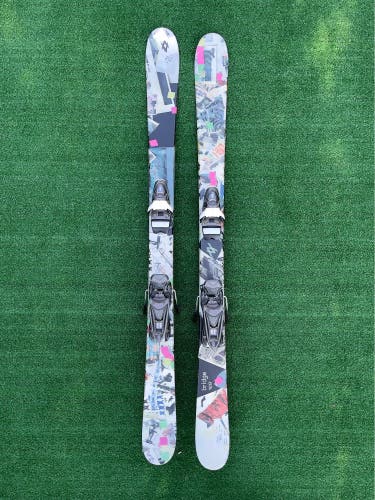 Volkl Bridge Twin Tip Skis 128cm Dynastar Team 7 Bindings