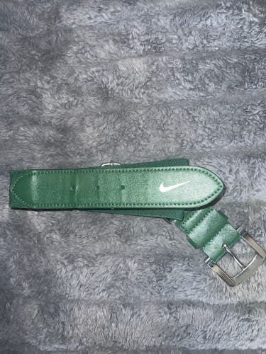 Dark Green Nike Baseball Belt