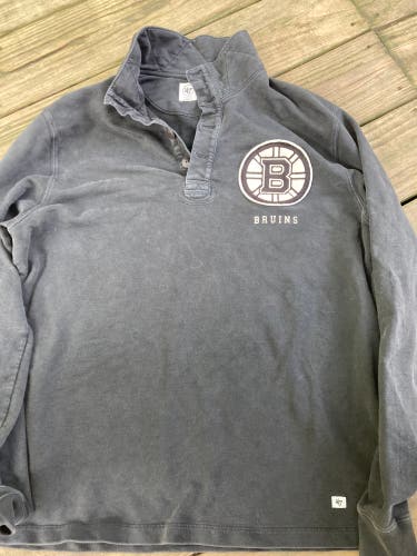 ‘47 longsleeve/ rugby Boston bruins polo