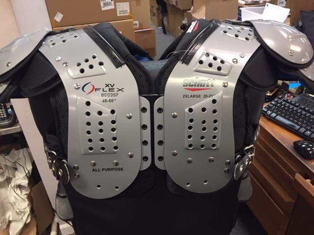 New Adult XXL Schutt XV FLEX All Purpose Shoulder Pads (NO TRADES)