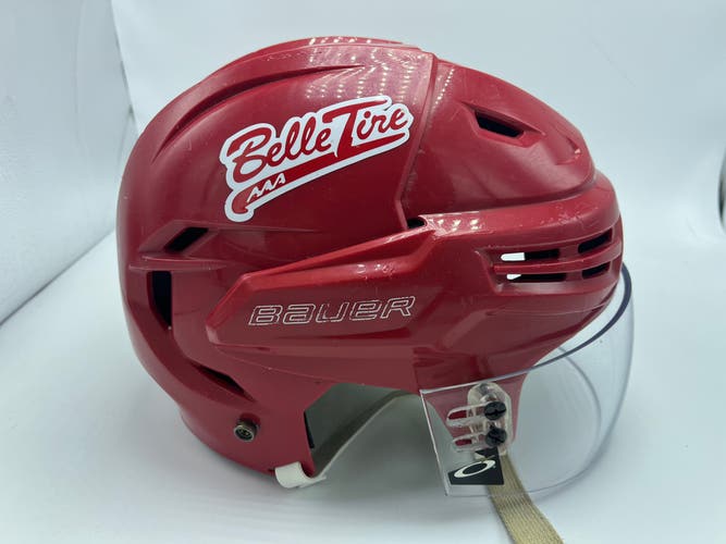 Used Medium Bauer Re-Akt Helmet W/Oakley Visor