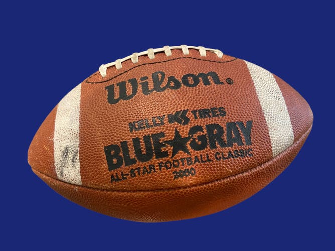 NCAA Blue * Gray College Football All Star Game Used Wilson Football