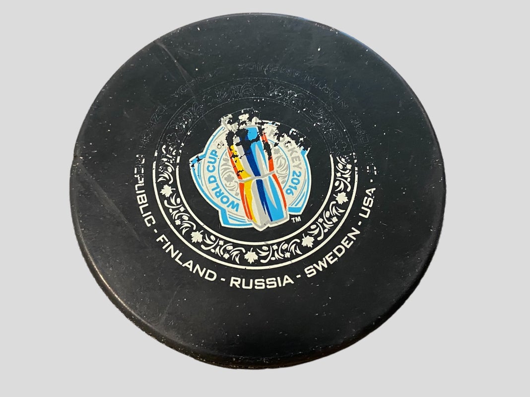 World Cup of Hockey Finland Practice Used Puck - Fanatics Authenticated