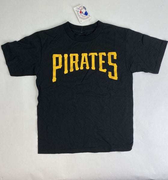 MLB Productions Youth Black Pittsburgh Pirates T-Shirt Size: Large