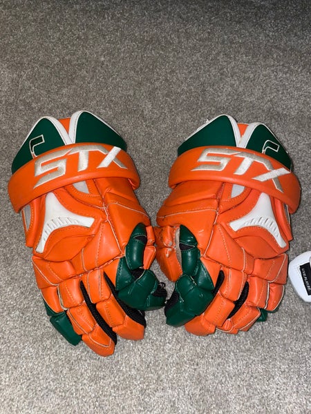 University of Miami lacrosse gloves