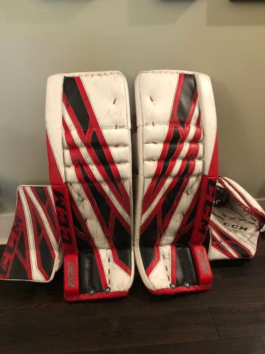 Used 34" Regular Pro Stock Extreme Flex 4 Goalie Full Set