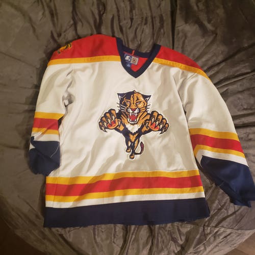 Large Florida Panthers Vintage Hockey Jersey