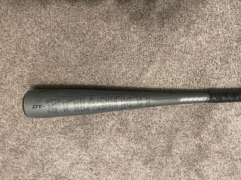 Used 2022 Louisville Slugger Alloy Omaha Bat (-10) 16 oz 26"