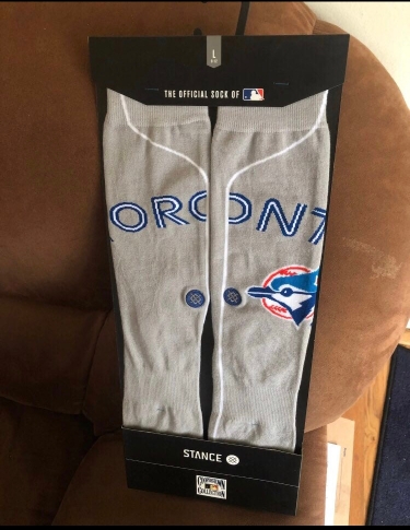 Toronto Blue Jays stance men’s 1989 socks L