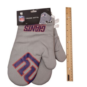 Crossover Oven Mitts - NY New York Giants NFL Football Pot Holders 2016