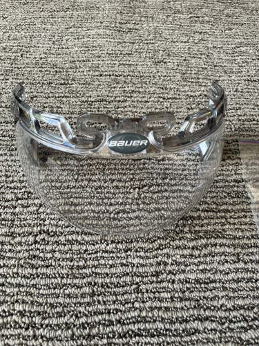 Bauer Clear HDO DLX Senior Half Shield - Like new!