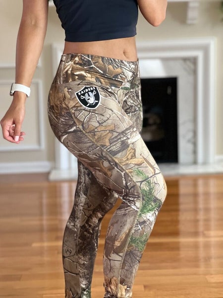 Green Bay Packers NFL Realtree Camo Camouflage Fitted Leggings Women's S