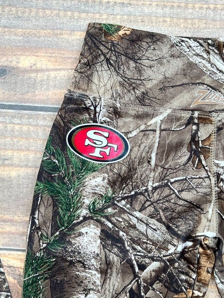 San Francisco 49ers NFL Realtree Camo Camouflage Fitted Leggings Women's S