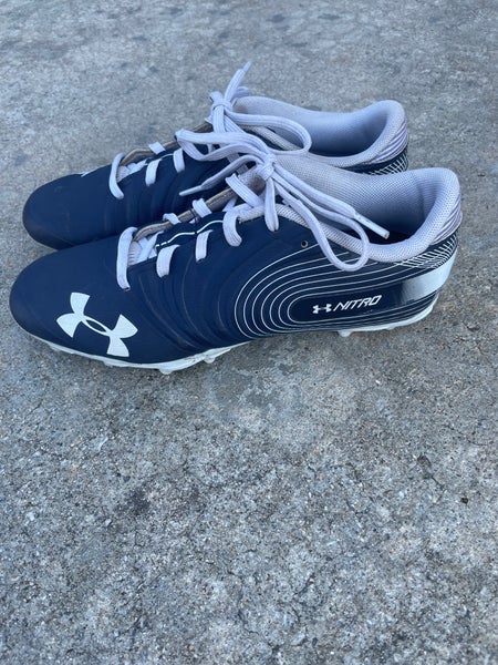 Men's Used Size 7.0 (Women's 8.0) Molded Cleats Under Armour Low Cut