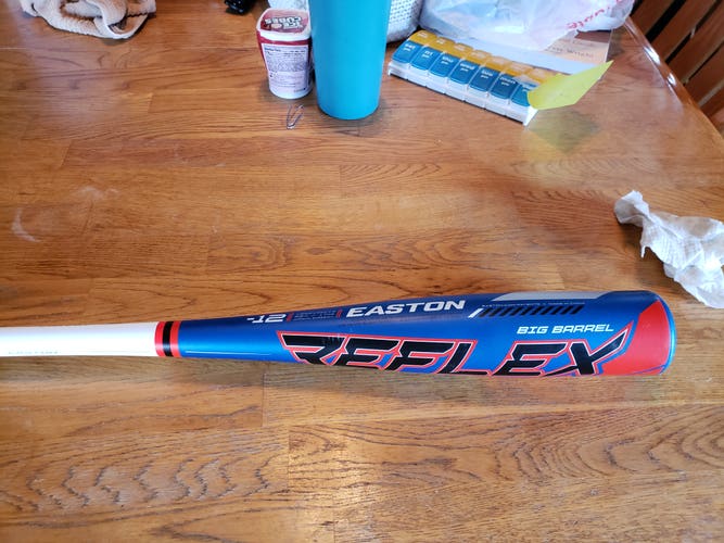 Used 2022 Easton Alloy Reflex Bat (-12) 17 oz 29"