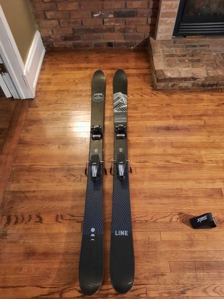 Used Men's 2020 Line Powder Sir Francis Bacon Skis With Bindings Max Din 13