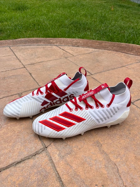 Men's Adizero 8.0 Low Cut Cleats - Power Red