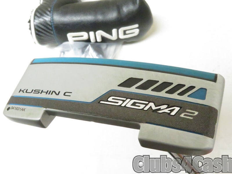 PING Sigma 2 Kushin C Putter Platinum Black Dot Adjustable +Cover & Tool