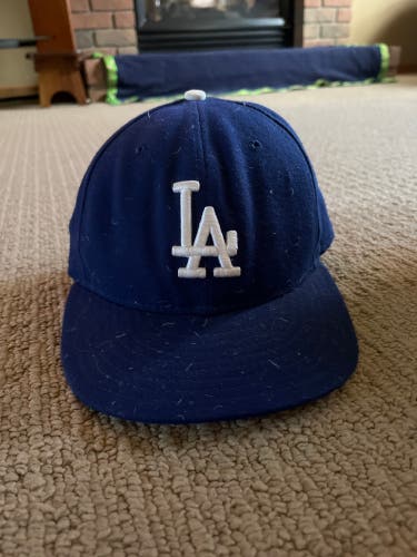 Dodgers Used 7 New Era Hat