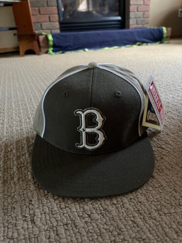 Brown Red Sox New 7 1/8 New Era Hat