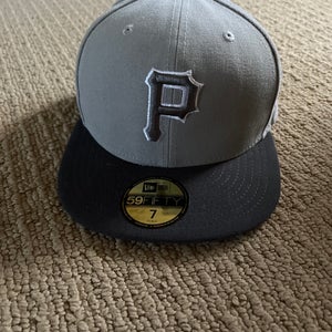 Gray Pittsburgh Pirates New 7 New Era Hat