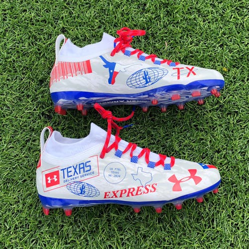 Rare Under Armour Spotlight LE Texas MC Football Cleats