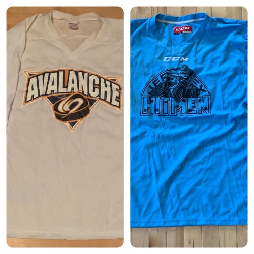 Blue Jersey Hitmen and White North Jersey Avalanche
