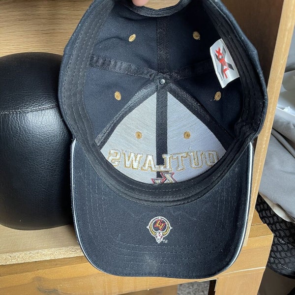 Vintage Las Vegas Outlaws XFL Football Strapback Drew Pearson Hat Nevada Rare