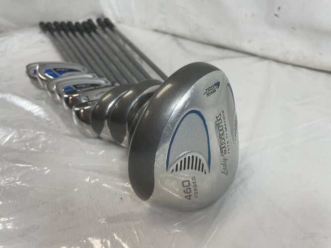 Used Tiger Shark Lady Shark 10-piece Ladies Flex Graphite Shaft Women's Golf Club Set Lh