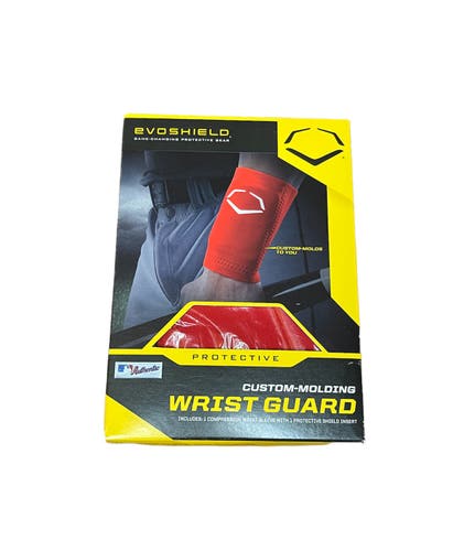 New Senior EvoShield Wrist Guards - Red