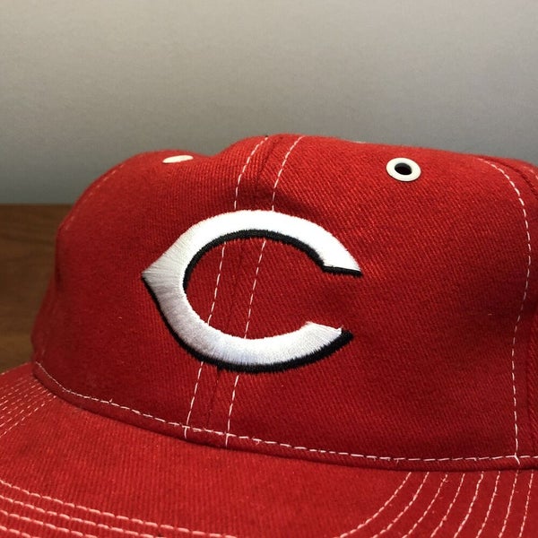 90's Cincinnati Reds Snapback Baseball Cap Hat Genuine MLB 
