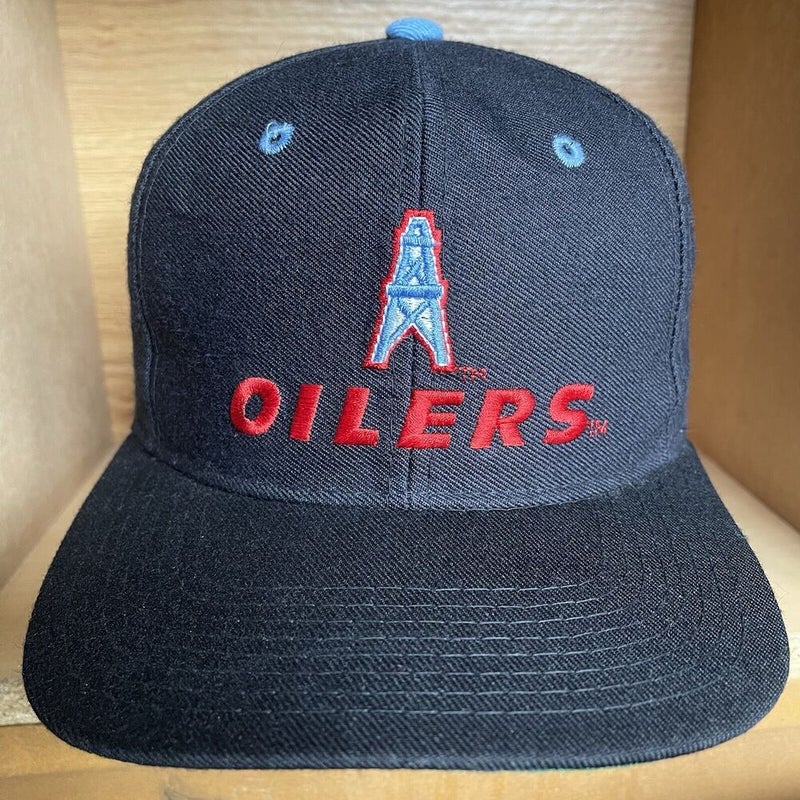 New Era Houston Oilers Light Blue Script Original Fit 9FIFTY