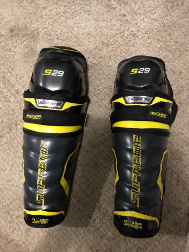 New 13” Bauer Supreme Shin Pads
