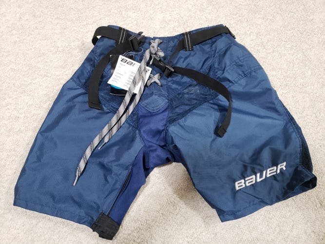 Navy Jr Large Bauer Nexus Pant Shell