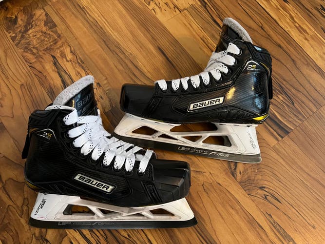 Bauer Supreme 2S Pro Size 5 Jr Goalie Skates With Extra Steel