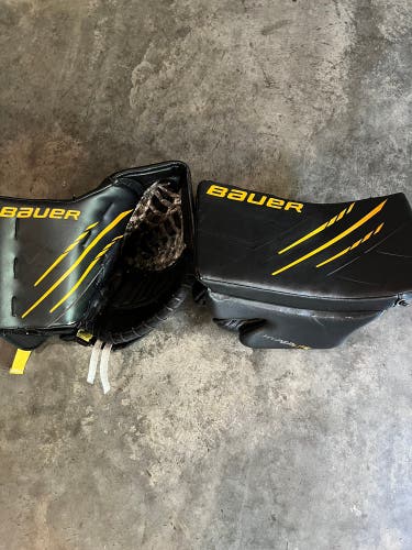 Used Regular Pro Stock Hyperlite Glove And Blocker Pair