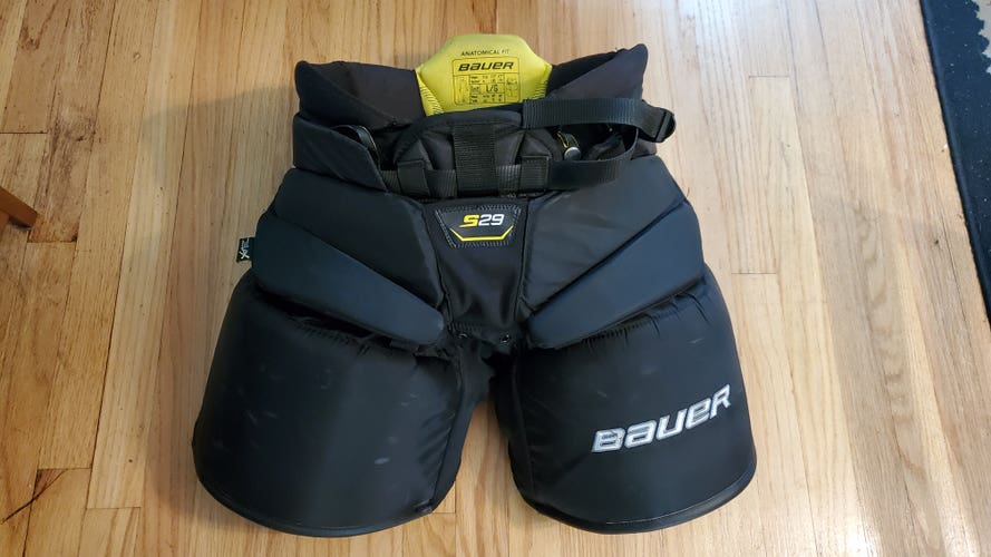 Intermediate Used Large Bauer Supreme S29 Hockey Goalie Pants